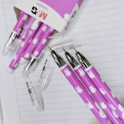 Combo 3/6/12 Bút Viết Tây Xóa Được Mực Tím Học Sinh Nét Mảnh FKP65830 Chính Hãng M&G - Có Ruột Thay 4
