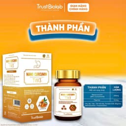 [CHÍNH HÃNG - LỌ 40V] Viên uống Nano Curcumin TW3 TrustBiolab - Giảm viêm loét dạ dày – tá tràng, chống oxy hóa, làm đẹp 7