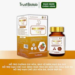 [CHÍNH HÃNG - LỌ 40V] Viên uống Nano Curcumin TW3 TrustBiolab - Giảm viêm loét dạ dày – tá tràng, chống oxy hóa, làm đẹp 2