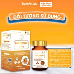 [CHÍNH HÃNG - LỌ 40V] Viên uống Nano Curcumin TW3 TrustBiolab - Giảm viêm loét dạ dày – tá tràng, chống oxy hóa, làm đẹp 4
