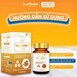 [CHÍNH HÃNG - LỌ 40V] Viên uống Nano Curcumin TW3 TrustBiolab - Giảm viêm loét dạ dày – tá tràng, chống oxy hóa, làm đẹp 5