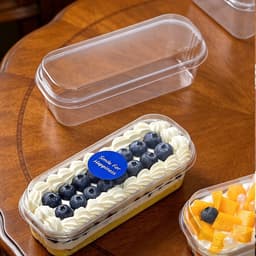Set 200 HỘP NHỰA DÀI ĐỰNG PANNA COTTA 300ml KÈM NẮP - LY ĐỰNG BÁNH MOUSSE, TIRAMISU, PANNA COTTA - BB599 - ShopDoTrung 3