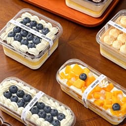 Set 200 HỘP NHỰA DÀI ĐỰNG PANNA COTTA 300ml KÈM NẮP - LY ĐỰNG BÁNH MOUSSE, TIRAMISU, PANNA COTTA - BB599 - ShopDoTrung 4