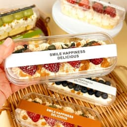 Set 200 HỘP NHỰA DÀI ĐỰNG PANNA COTTA 300ml KÈM NẮP - LY ĐỰNG BÁNH MOUSSE, TIRAMISU, PANNA COTTA - BB599 - ShopDoTrung 6
