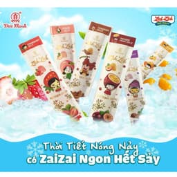 Combo Thạch Trái Cây Zai Zai Túi Dài - HÀNG CHÍNH HÃNG 2