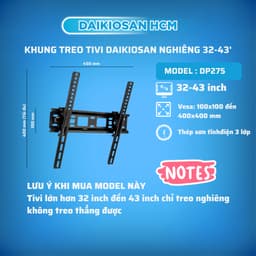 [HCM] Giá treo tivi Daikiosan cố định, nghiêng 14 đến 55 inch chính hãng 8