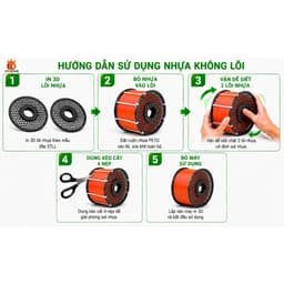 NHỰA IN 3D PLA LITE KHÔNG LÕI KAABER 1KG – GIÁ RẺ, DỄ IN, MÀU SẮC ĐA DẠNG 3