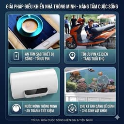 Ổ cắm điện hẹn giờ thông minh MTO1D hẹn giờ tắt sạc điện thoại sạc xe đạp điện an toàn dạng cơ dễ sử dụng timer hẹn giờ 6