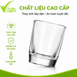 Bộ 12 Chén Uống R.ượ.u Thủy Tinh Cao Cấp GD156 - Set 12 Ly Rư.ợu Thủy Tinh Trong Suốt Dung Tích 30ml 7