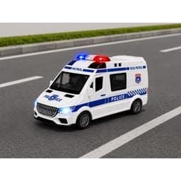 Xe đồ chơi cảnh sát đa năng-mô hình xe cứu hộ mini 1