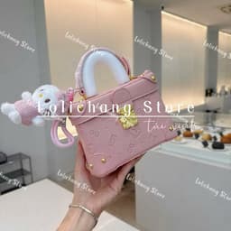 Túi xách nữ túi cốp xách tay in hình dễ thương size 18 đi chơi đi tiệc siêu xinh 5