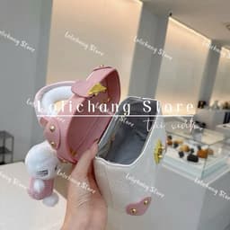 Túi xách nữ túi cốp xách tay in hình dễ thương size 18 đi chơi đi tiệc siêu xinh 7