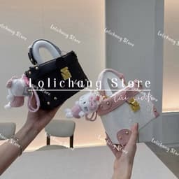Túi xách nữ túi cốp xách tay in hình dễ thương size 18 đi chơi đi tiệc siêu xinh 4