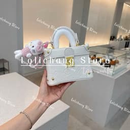 Túi xách nữ túi cốp xách tay in hình dễ thương size 18 đi chơi đi tiệc siêu xinh 8