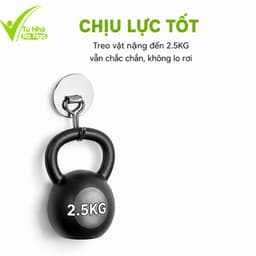 Móc Dán Treo Chìa Khóa Inox Chống Nước Chống Ẩm GD133 - Bộ Móc Dán Tường Treo Đồ Dụng Cụ Nhà Bếp 3