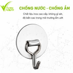 Móc Dán Treo Chìa Khóa Inox Chống Nước Chống Ẩm GD133 - Bộ Móc Dán Tường Treo Đồ Dụng Cụ Nhà Bếp 5