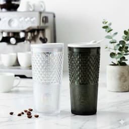 LY THUỶ TINH VÂN KIM CƯƠNG NESCAFE 600ML 2