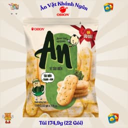 Bánh Gạo Nướng An Orion Túi Lớn Vị Tự Nhiên, Tảo Biển - HÀNG CHÍNH HÃNG 2