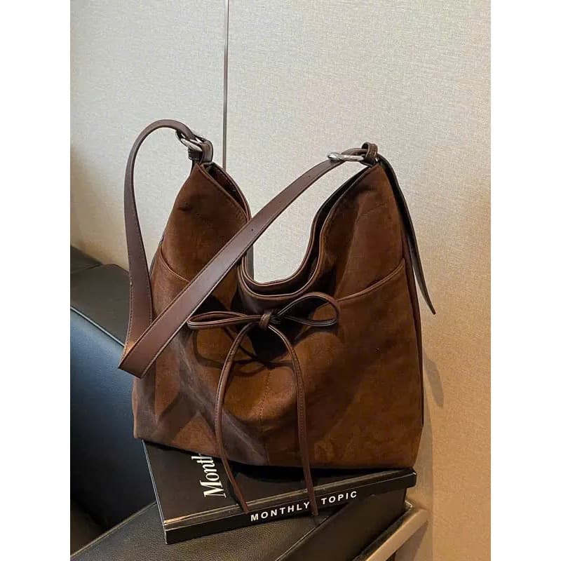 6765# Túi xách Tote Bigsize dây nơ