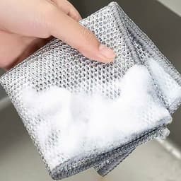 (QUÀ TẶNG) Khăn Rửa Chén Đa Năng Chống Bám Dầu Mỡ.  Miếng Cọ Rửa Nhà Bếp Bền Đẹp - Majehome 3