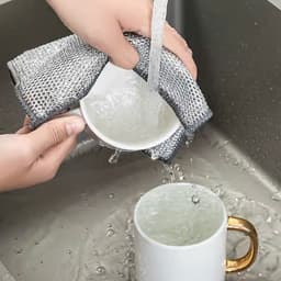 (QUÀ TẶNG) Khăn Rửa Chén Đa Năng Chống Bám Dầu Mỡ.  Miếng Cọ Rửa Nhà Bếp Bền Đẹp - Majehome 4