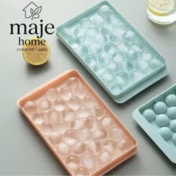 Khay đá viên tròn 18 ngăn. Khuôn làm đá viên bi tròn dễ lấy đá. Khay đá thực phẩm cao cấp - Majehome 1