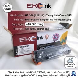 Hộp Mực Eko Ink 12A Q2612A Cho Canon LBP2900 LBP3000 HP1010 HP1020 In Đậm Nét MIVDO 3