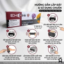 Hộp Mực Eko Ink 12A Q2612A Cho Canon LBP2900 LBP3000 HP1010 HP1020 In Đậm Nét MIVDO 4