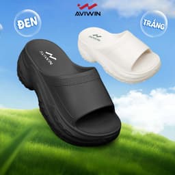 [TE001] Dép bánh mì nữ Aviwin TE001 chiều cao 8 phân nữ phong cách mới 9