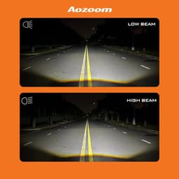 Bi Cầu Mini Chân H4 Aozoom Pi05 Công Suất 60W - 70W Bi Cầu Mini H4 Cho Xe Máy Nhiệt Màu 5500k lỗi 1 đổi 1 trong 3 năm 4