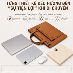 Túi Đựng Laptop 13-16 Inch XZ ST107 | Chống Nước | Siêu Nhẹ | Phong Cách Urban Minimalist 2