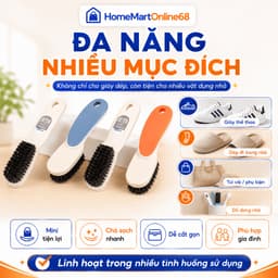 HM10678 Bàn Chải Chà Giày Mini Đa Năng Tay Cầm Dài Nhiều Màu HM68 5