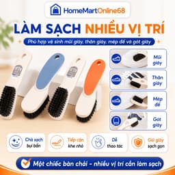 HM10678 Bàn Chải Chà Giày Mini Đa Năng Tay Cầm Dài Nhiều Màu HM68 4