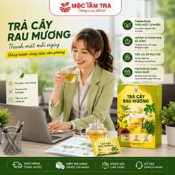 Trà Cây Rau Mương Chè dây Nấm Linh Chi nước trà tốt cho dạ dàyhp(30TÚI LỌC)/1HỘP 7