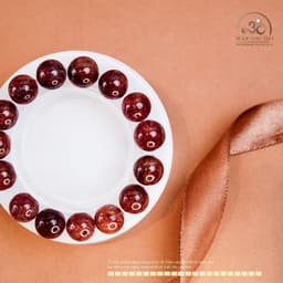 Ngọc Đan Tâm - Vòng Tay Thạch Anh Tóc Đỏ 13mm 7A - Mệnh Hoả - Mệnh Thổ 5