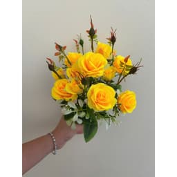 combo 3 nhánh hoa Hồng SOPHIA ( hoa hồng tỉ muội) làm bó hoa, giỏ quà, nhánh hoa đã có lỗ... 5