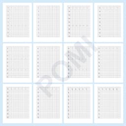 40 tranh tập viết nét và chữ cơ bản cho bé mầm non, lớp 1 - POMI 3