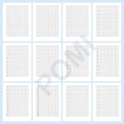 40 tranh tập viết nét và chữ cơ bản cho bé mầm non, lớp 1 - POMI 2