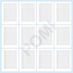 40 tranh tập viết nét và chữ cơ bản cho bé mầm non, lớp 1 - POMI 4