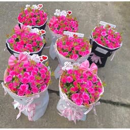 combo 3 nhánh hoa Hồng SOPHIA ( hoa hồng tỉ muội) làm bó hoa, giỏ quà, nhánh hoa đã có lỗ... 8