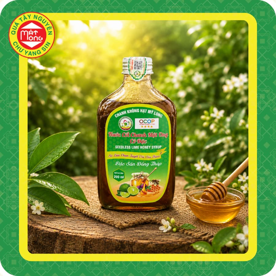 Nước Cốt Chanh Mật Ong Cô Đặc OCOP - Quà Tây Nguyên