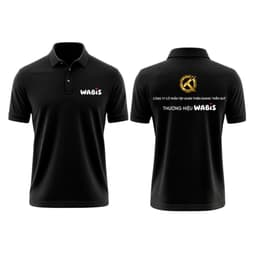 Áo Polo WABIS Nam Nữ Form Regular Cao Cấp, Áo Thun Có Cổ Màu Đen Basic Dễ Phối Đồ Size S-3XL 5