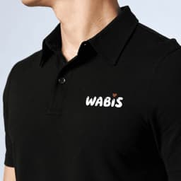 Áo Polo WABIS Nam Nữ Form Regular Cao Cấp, Áo Thun Có Cổ Màu Đen Basic Dễ Phối Đồ Size S-3XL 2