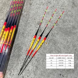 Phao rô YG huyết long Đổi Màu câu ngày đêm tải chì 0.9g 1.1g 1.3g dáng thon dài báo tín hiệu nhạy 1