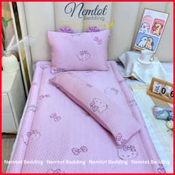 🆒NẰM MÁT🆒Bộ Nệm Gối Băng Lạnh Cao Cấp Cho Bé Mát Lạnh, Êm Ái, Tặng Kèm Túi Đựng - Nemtot Bedding 7