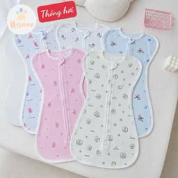 Nhộng Chũn Thông Hơi Xuất Hàn Giúp Bé Ngủ Ngon Co Giãn, Mềm Mát, Có Khóa 2 Chiều Thoải Mái Và Tiện Dụng 8