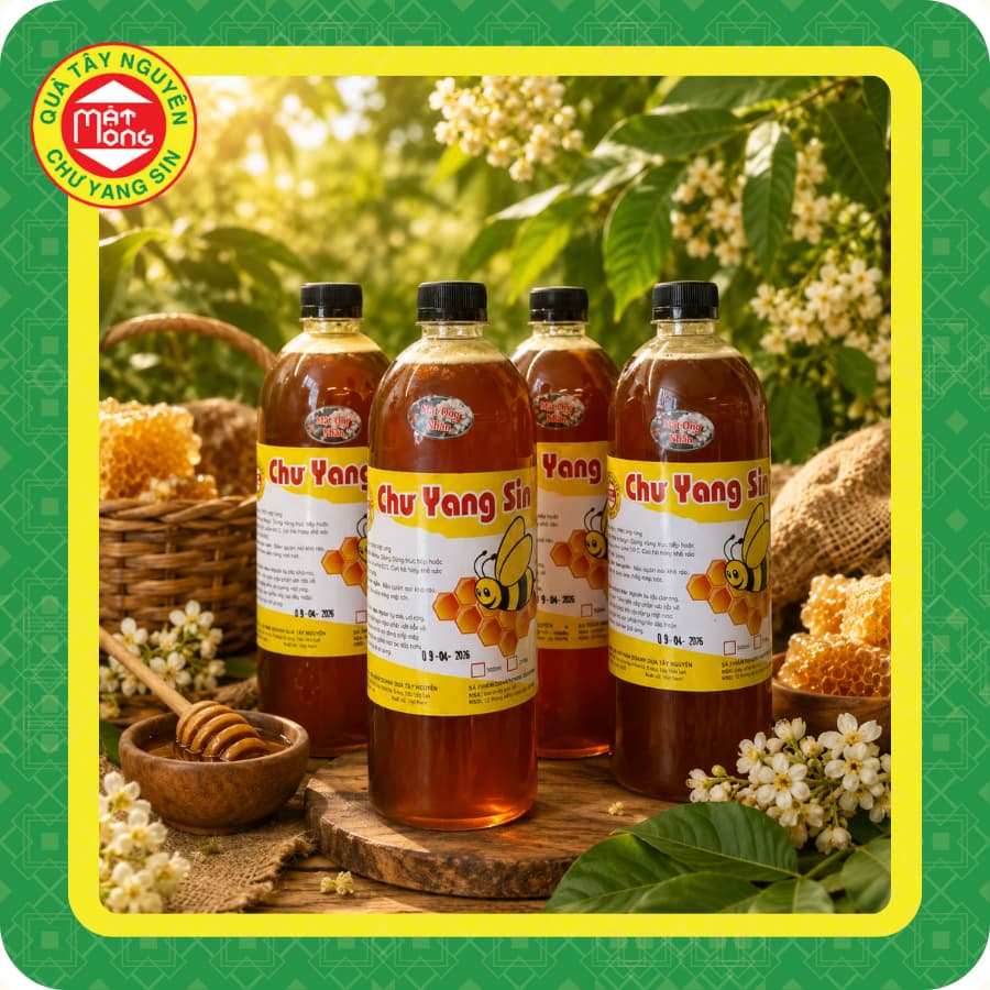 Mật hoa nhãn 1L - Quà Tây Nguyên