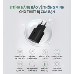 [Full Box] Củ Sạc Nhanh 25W Type C To C, Sạc An Toàn Không Nóng Máy Nhỏ Gọn Tiện Lợi 2