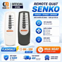 [ Chính hãng ] Remote điều khiển từ xa cho quạt Senko TR1628 TR1683 và DR1608 1