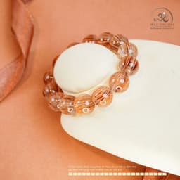 Ngọc Đan Tâm - Vòng Tay Thạch Anh Tóc Xanh 13mm 6A - Mệnh Mộc - Mệnh Hoả 3